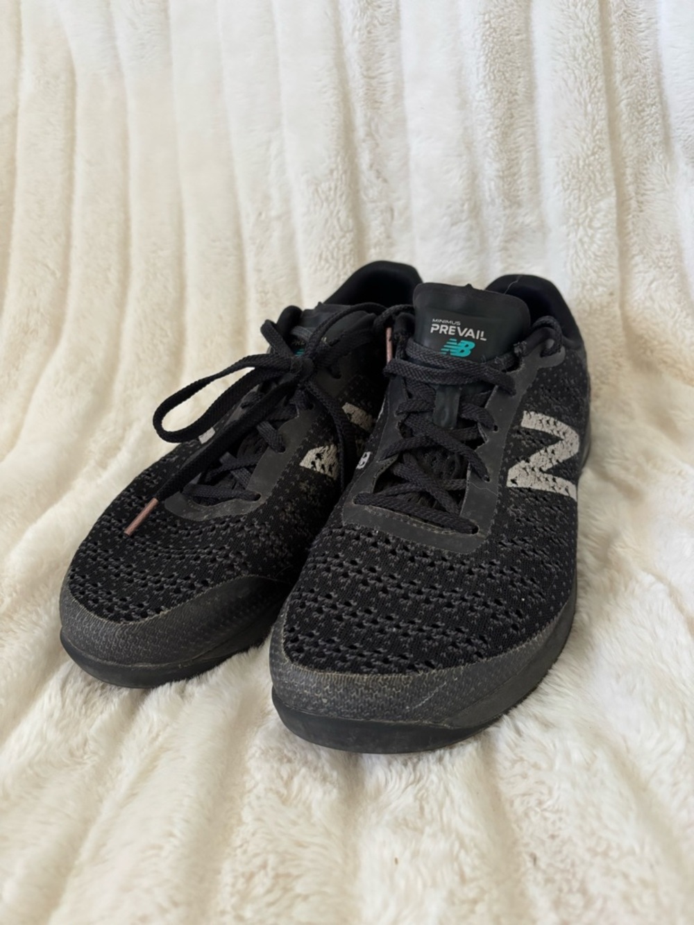 New Balance Black Knit Prevail Cross Training Sneakers